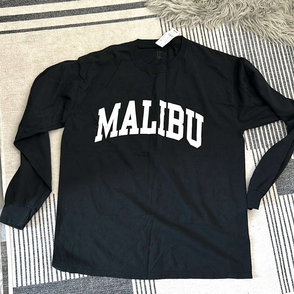 NWT Pac-sun 1 Sz Long sleeve black Malibu Tee